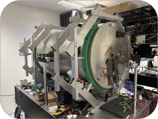 Magnetic shield used for magnetometer characterisation